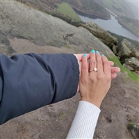 Ritani 1RZ1323 French-Set Halo Diamond Engagement Ring